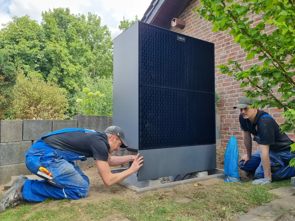 Montage Wärmepumpe