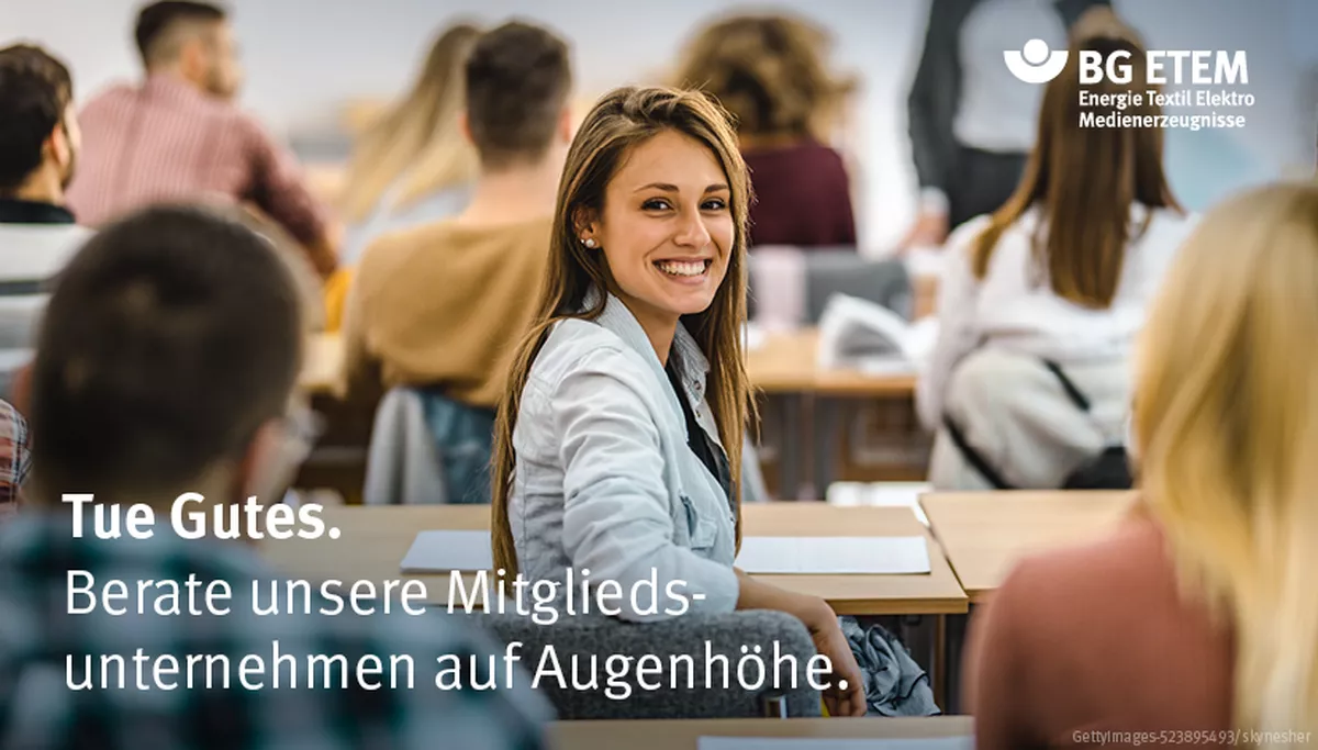 Duales Studium bei der BG ETEM