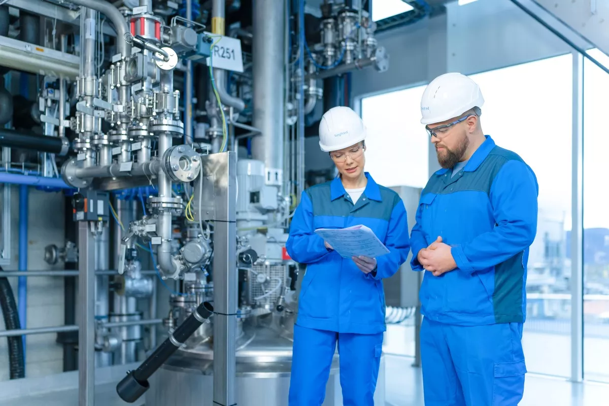 Azubis in der Produktion