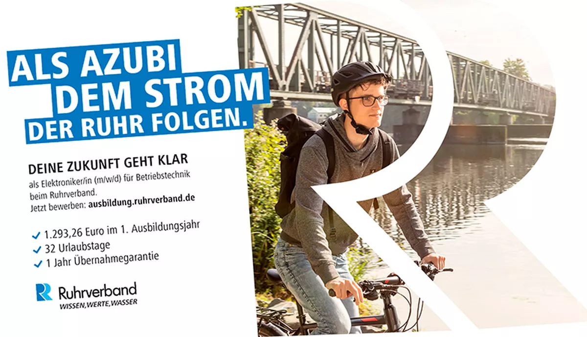 Als Azubi dem Strom der Ruhr folgen.