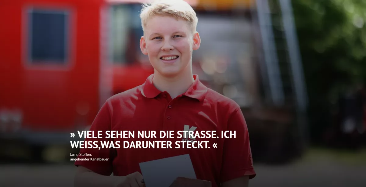 Ausbildung zum Kanalbauer (m/w/d) für Infrastrukturtechnik