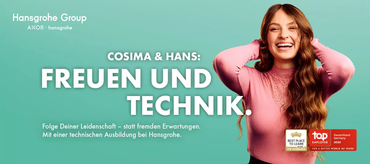 Technische Ausbildung bei Hansgrohe
