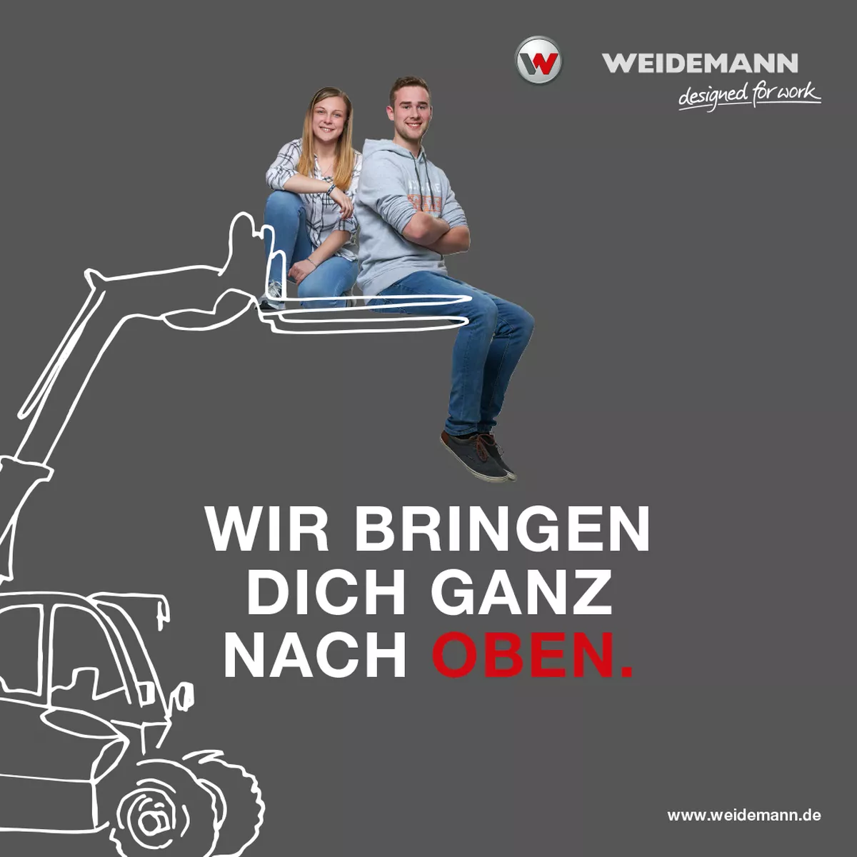 Wir bringen Dich ganz nach oben.