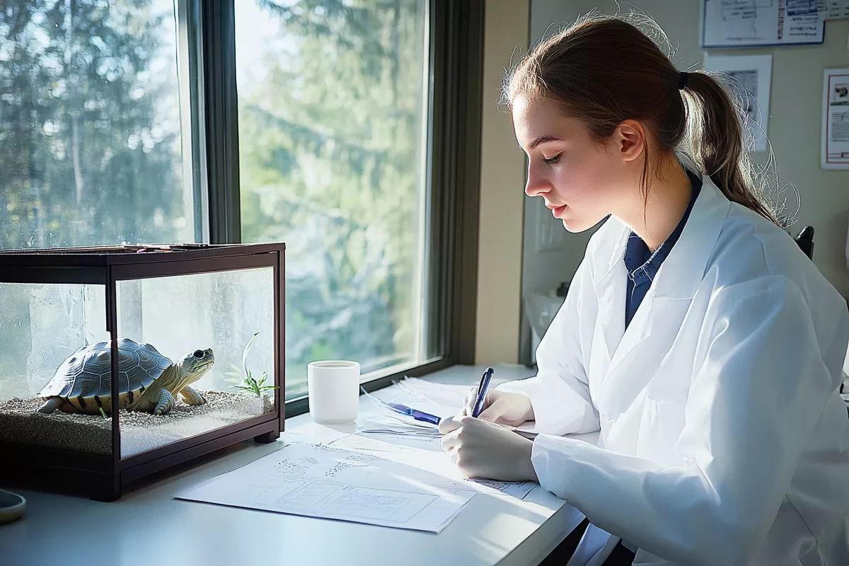 Tierärztin dokumentiert