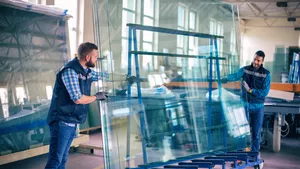 Glaser bei der Arbeit