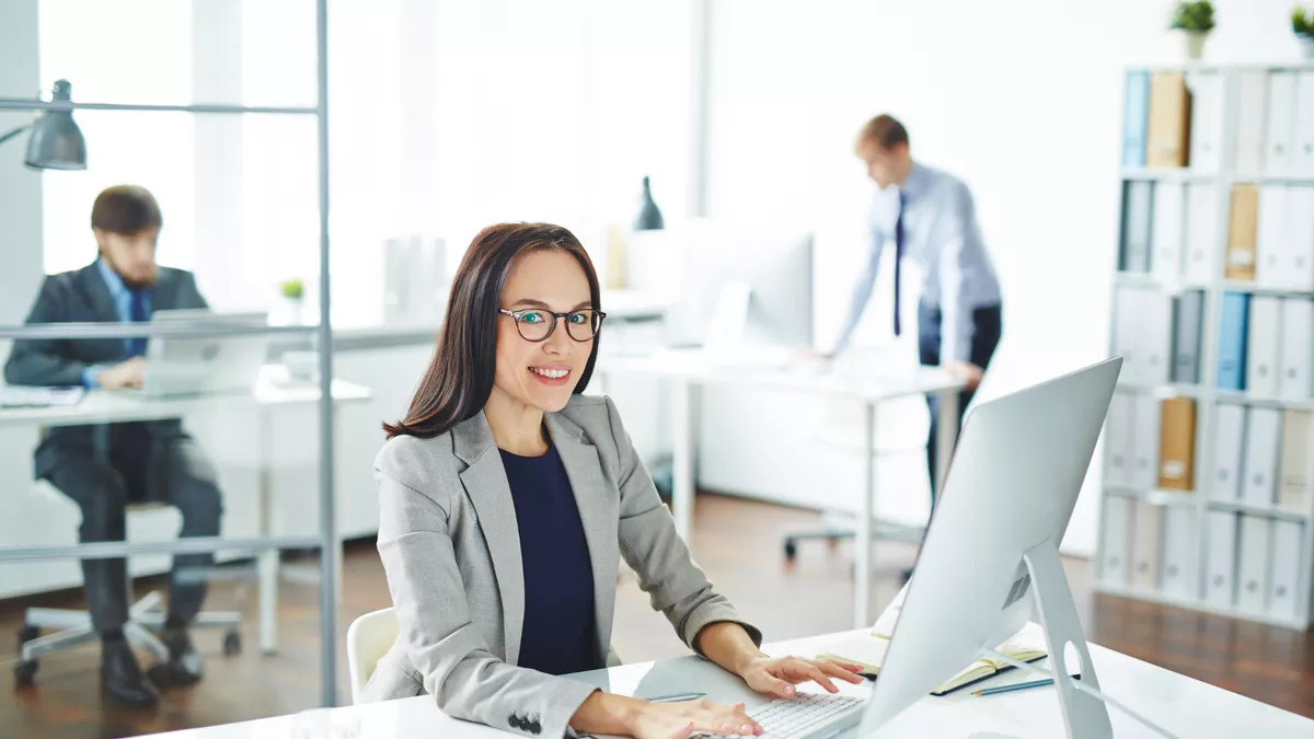 Europasekretär bei der Arbeit