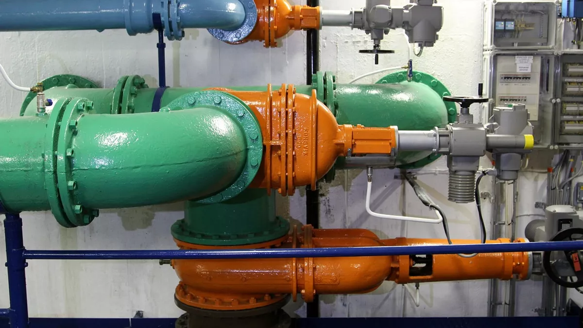 Anlage der Wasserversorgungstechnik