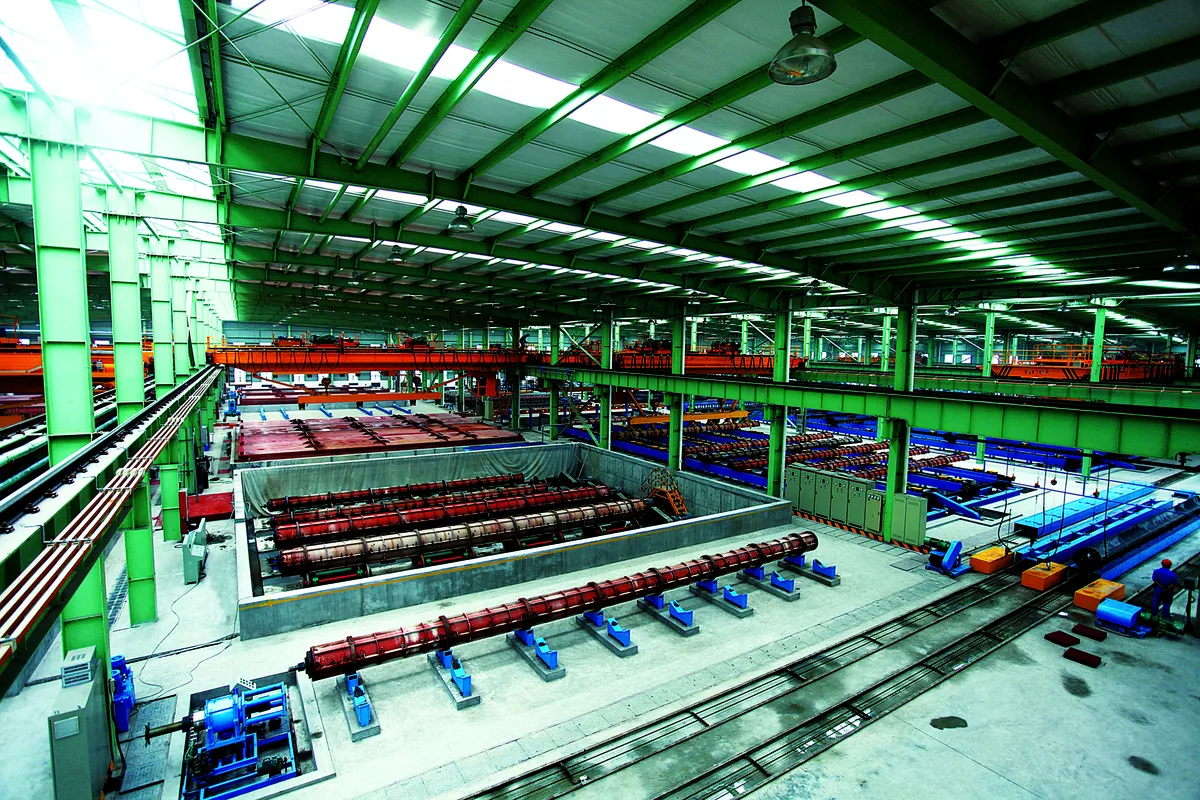 Verfahrenstechnik in einer großen Firma