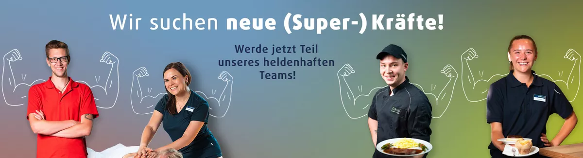 Verschiedene Berufsbilder bei der Kur- und Bäder GmbH Bad Dürrheim