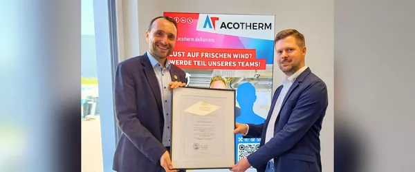 ACOTHERM erhält BEST PLACE TO LEARN-Zertifizierung