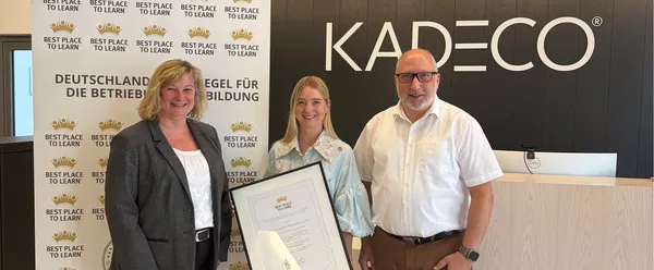 KADECO erneut als BEST PLACE TO LEARN ausgezeichnet