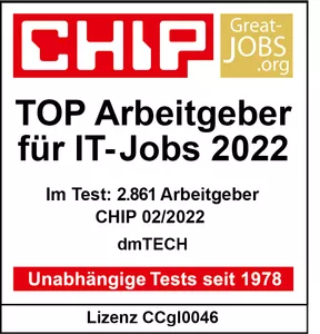 dmTECH - TOP Arbeitgeber für IT-Jobs 2022