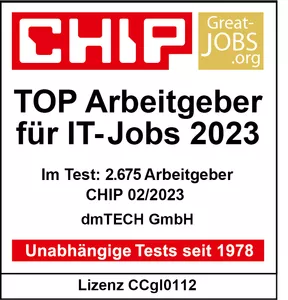dmTECH - TOP Arbeitgeber für IT-Jobs 2023
