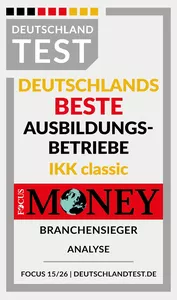 IKK classic - Beste Ausbildungsbetriebe