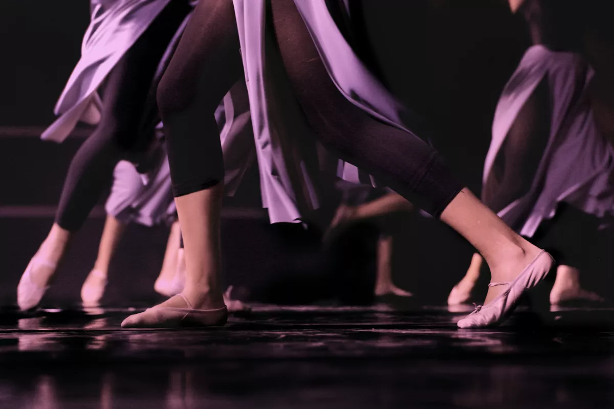 Tanzlehrer bei der Arbeit