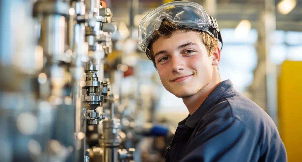 selbstbewusster-junger-ingenieur-mit-sicherheitsbrille-und-hut-posiert-einer-modernen-industriefabrik-1024x551