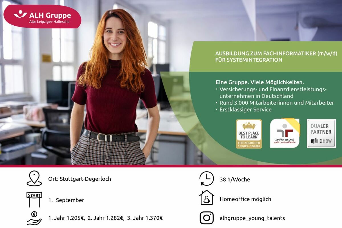Ausbildung zum Fachinformatiker (m/w/d) für Systemintegration