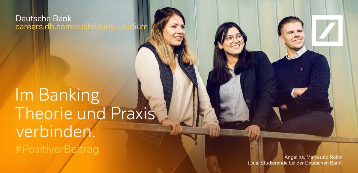 Duales Studium bei der Deutsche Bank Gruppe