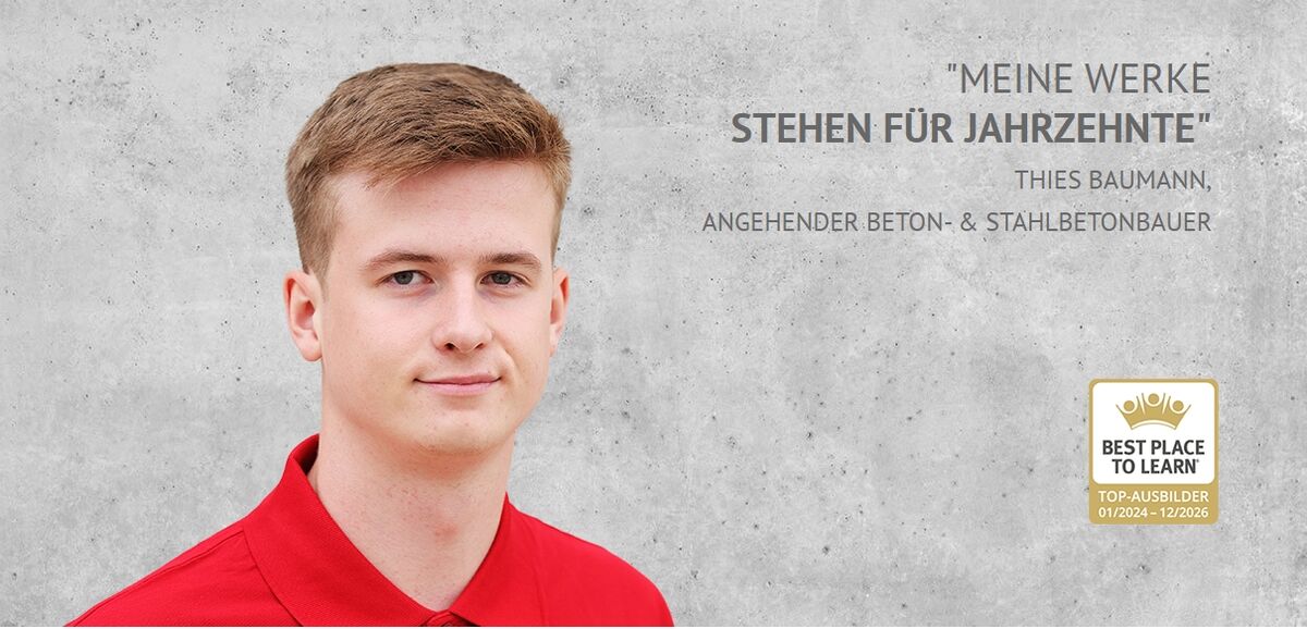 Ausbildung zum Beton- & Stahlbetonbauer (m/w/d)