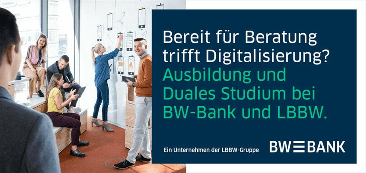 Ausbildung im Berufsbild Bankkaufleute (m/w/d) Ausbildungsort Böblingen/Sindelfingen (2025)