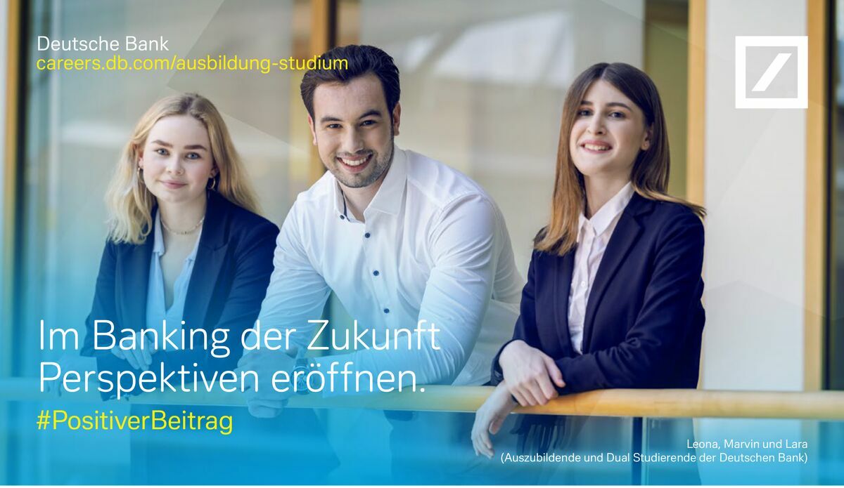 Duales Studium bei der Deutsche Bank Gruppe