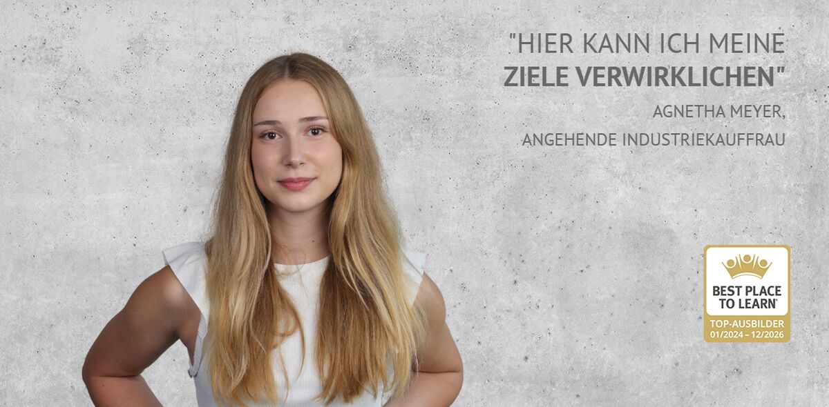 Agnetha Meyer, Angehende Industriekauffrau