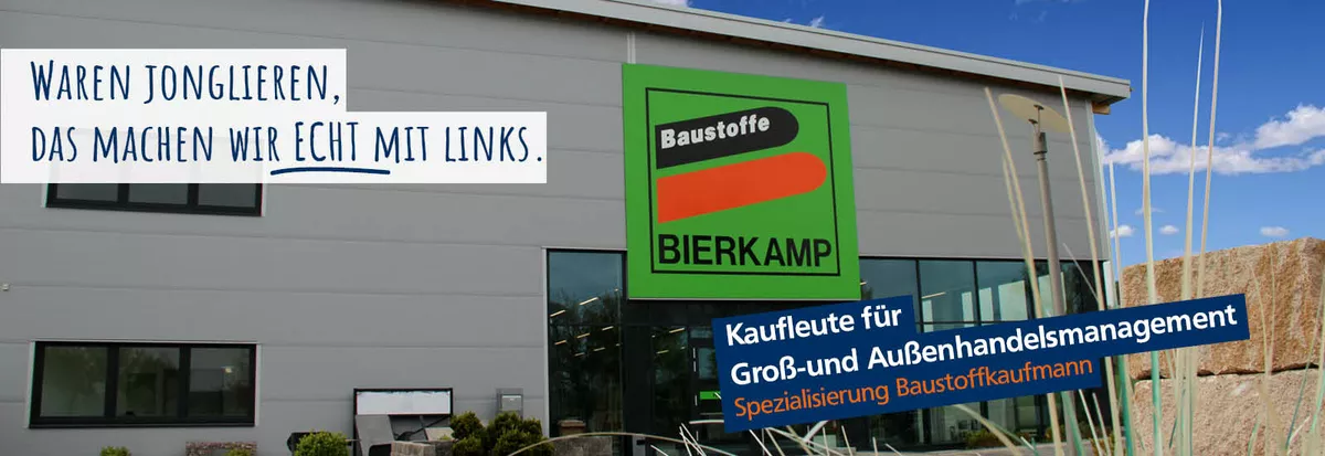 Ausbildung zum Kaufmann für Groß- und Außenhandelsmanagement (m/w/d) Spezialisierung Baustoffkaufmann