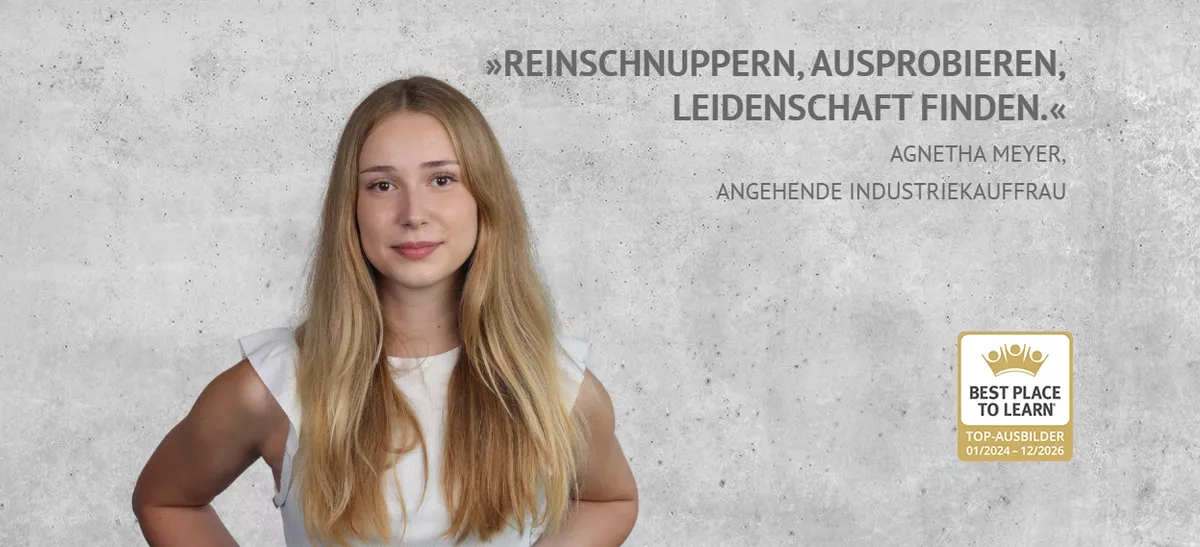 Angehende Industriekauffrau