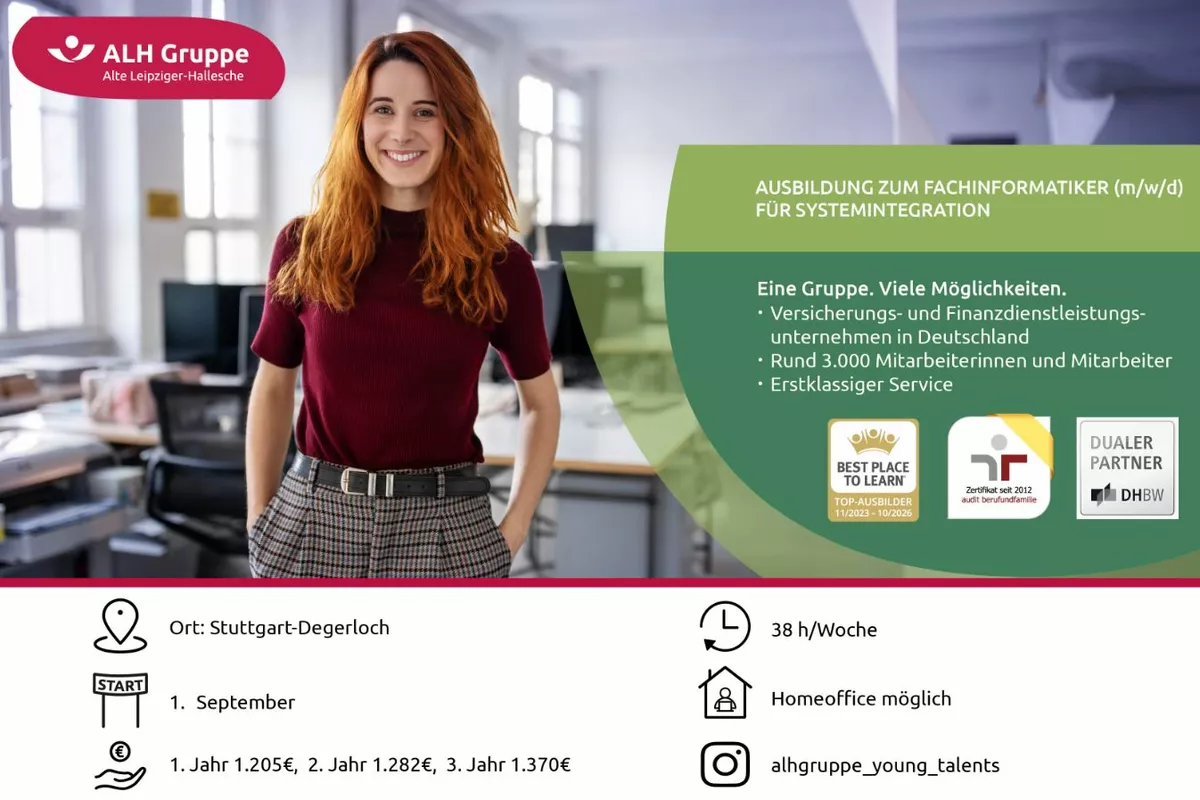 Ausbildung zum Fachinformatiker (m/w/d) für Systemintegration