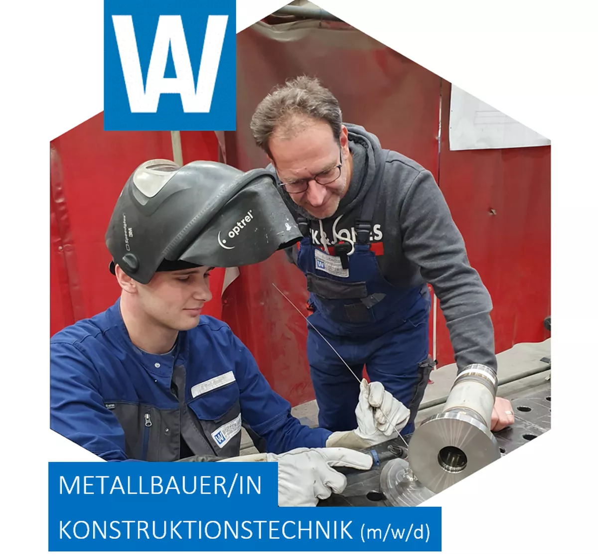 Azubi und Vorarbeiter
