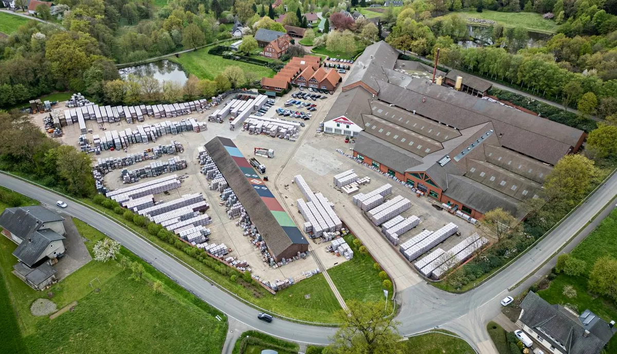 Betriebsgeländeluftbild