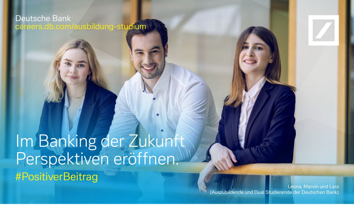 Ausbildung bei der Deutsche Bank Gruppe