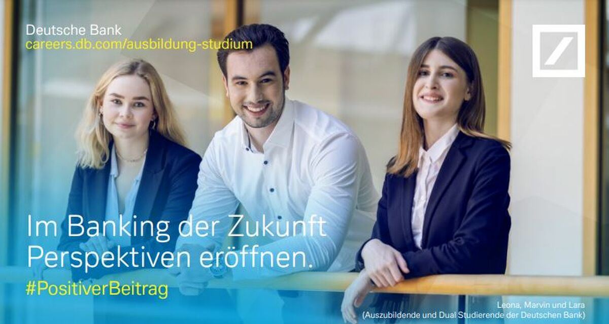 Ausbildung bei der Deutsche Bank Gruppe
