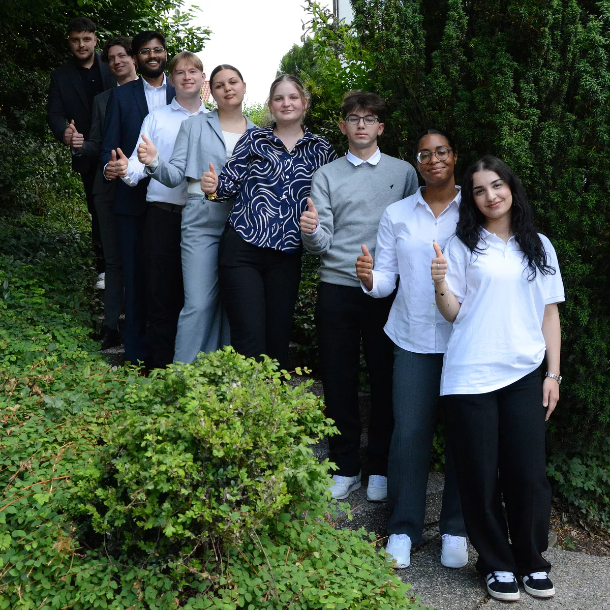 Auzubis der Volksbank Leonberg-Strohgäu eG