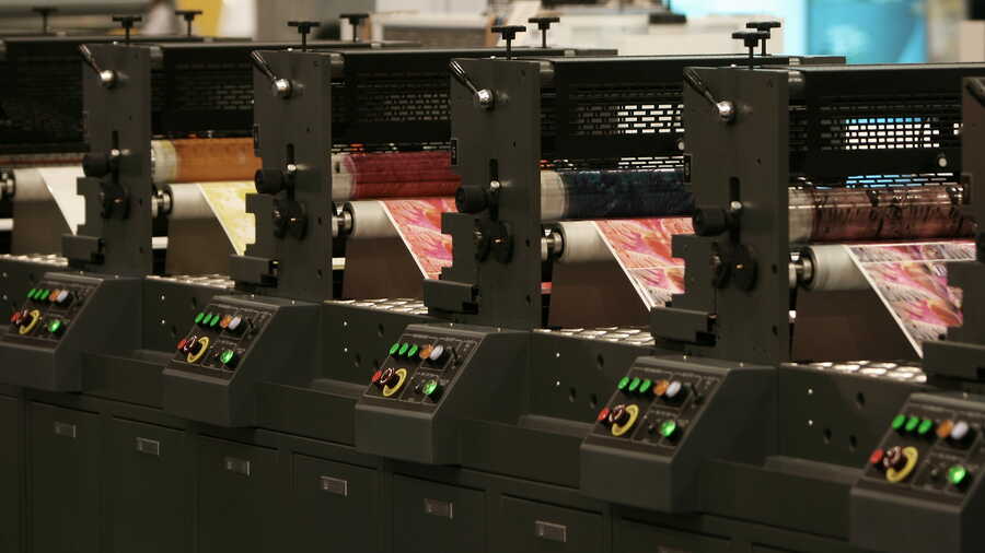 In der Drucktechnik lernst du, wie man verschiedene Druckerzeugnisse herstellt
