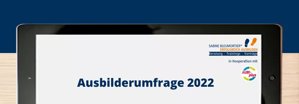 Ausbilderumfrage 2022: Nehmen Sie teil!