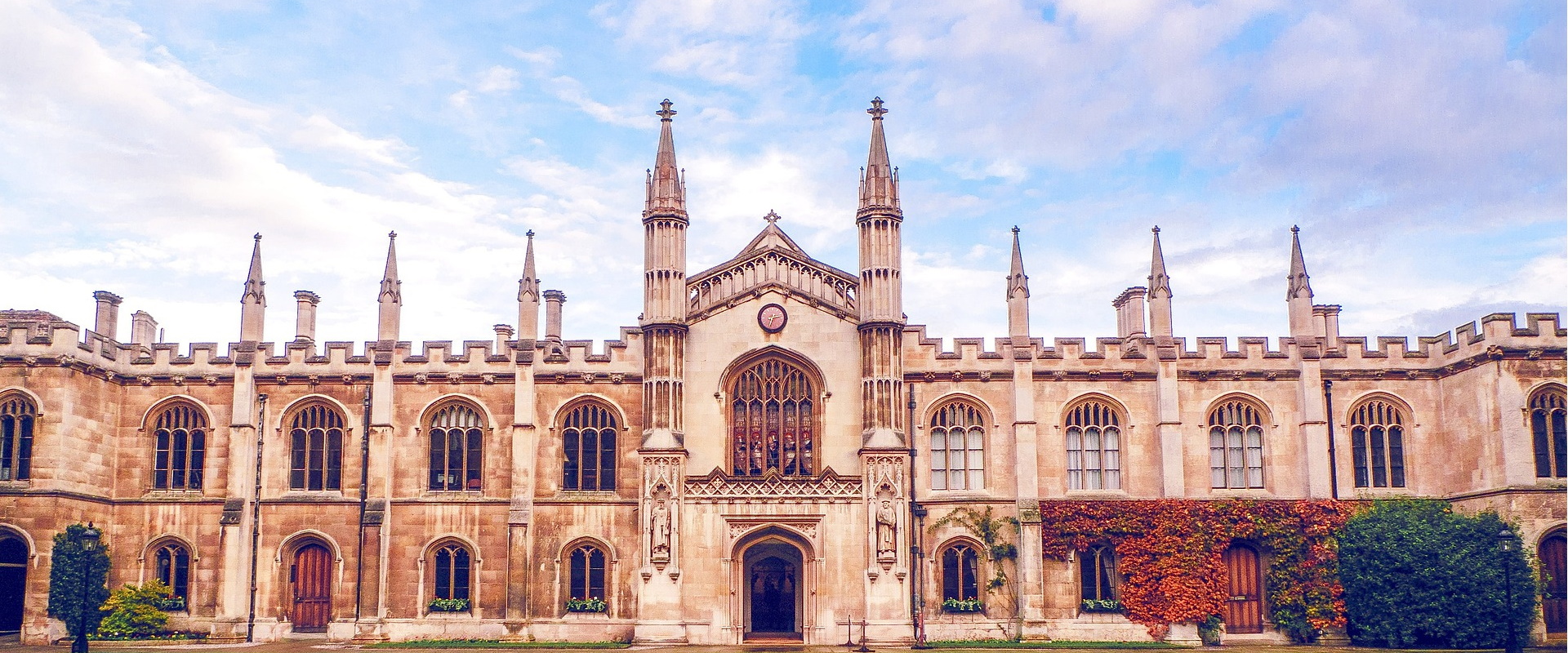 Die Cambridge Universität im Osten von England