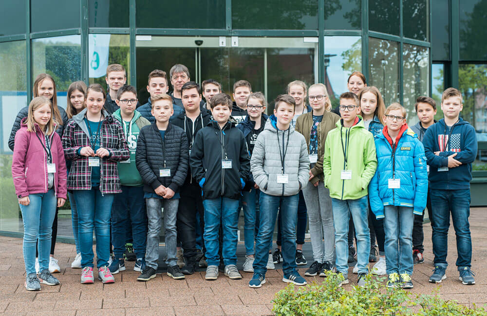 20 Schülerinnen und Schüler kamen am 26. April 2018 zum Girls‘ & Boys‘Day zu Kesseböhmer nach Dahlinghausen.