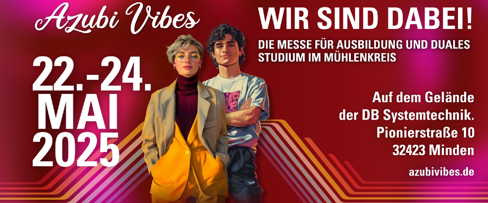 Bock auf ein Erlebnis? Dann sei vom 22. bis 24. Mai 2025 dabei!