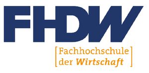 Logo Fachhochschule der Wirtschaft Mettmann (FHDW)