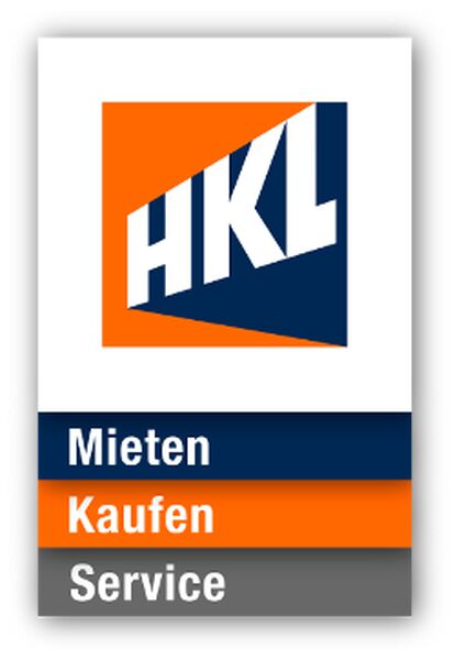 HKL BAUMASCHINEN GmbH Logo mit Schatten