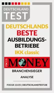 IKK classic - Deutschlands beste Ausbildungsbetriebe