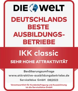 IKK classic - Deutschlands beste Ausbildungsbetriebe