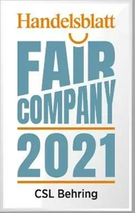 CSL Behring GmbH - Fair Company Auszeichnung