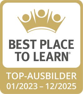 BEST PLACE TO LEARN - TOP-AUSBILDER 2023-2025