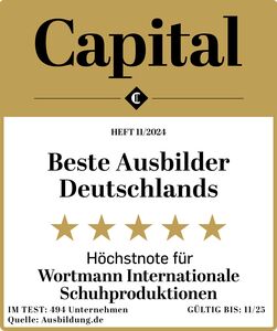 Wortmann KG Internationale Schuhproduktionen - Capital Beste Ausbilder Deutschlands