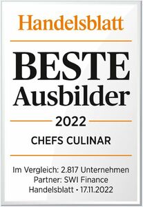 CHEFS CULINAR GmbH & Co. KG - Beste Ausbilder 2022