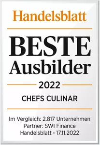 CHEFS CULINAR GmbH & Co. KG - Beste Ausbilder 2022