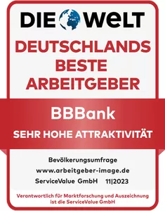 BBBank eG - Die Welt Auszeichnung