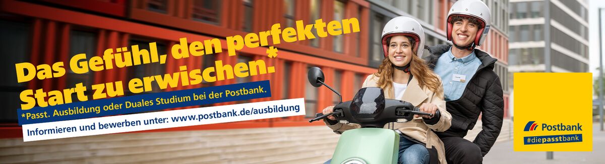 Ausbildung oder Duales Studium bei der Postbank.